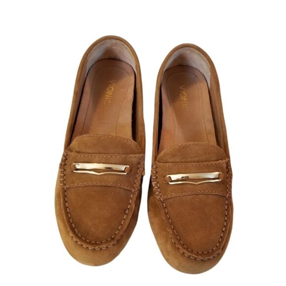 Vionic  Honor Ashby Leather  Suede Driving Moccasins Size 6 - Picture 2 of 6